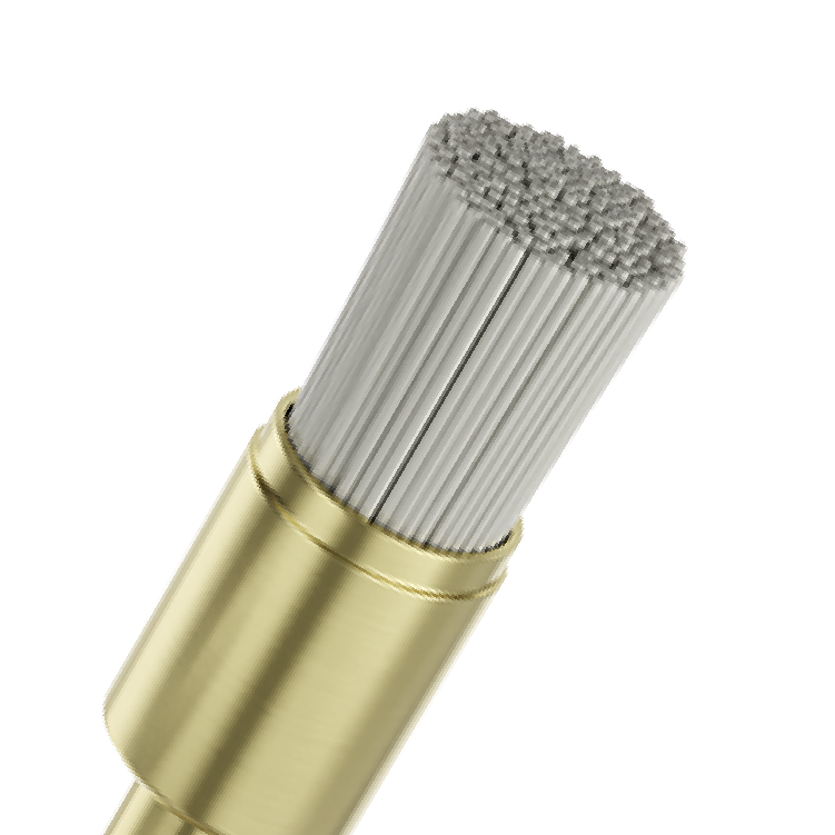 Escova de polimento tipo pincel – com alumina – cx c/10