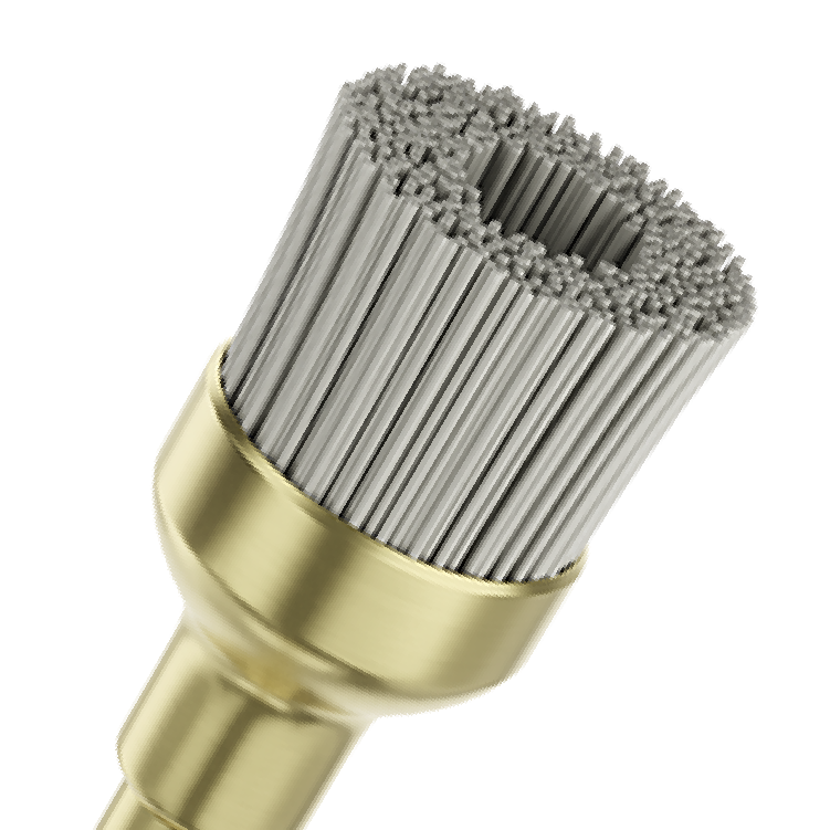 Escova de polimento tipo taça – com alumina – cx c/10